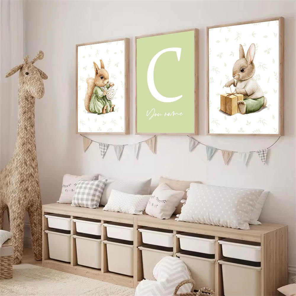 Baby Custom Name Poster Giraff - Baby Nursery Name Wall Art review and price