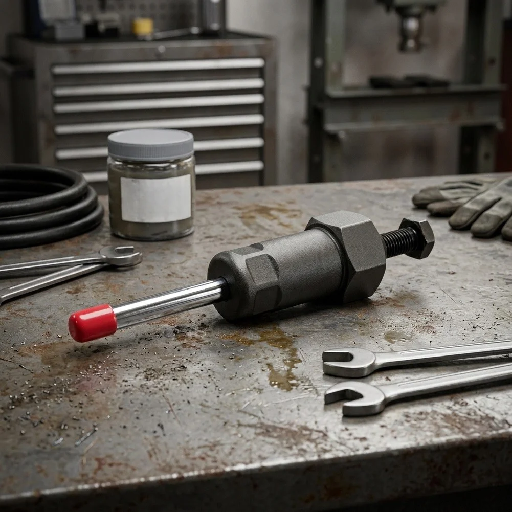 Heavy-Duty Grease Fitting Cleaner Tool Spiral Press Zerk Unblocker For Blocked Lubrication Lines Truck Agricultural