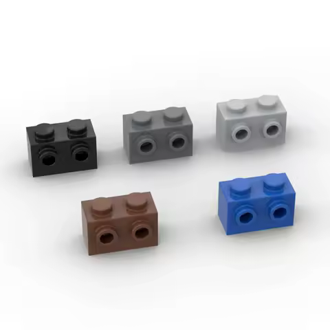 MOC 10PCS 11211 Modified 1x2 Building Blocks Kit With Stud On Side House Bricks Particle Puzzle Idea Toys Children Birthday Gift