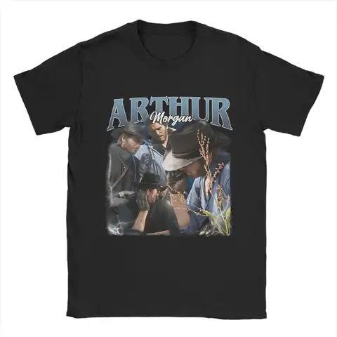 RDR2 Arthurs Morgans Cotton T Shirt For Men's Summer  Y2K Casual T Shirts Comfortable Trendy Cool Tees Plus Size Cheap Tops