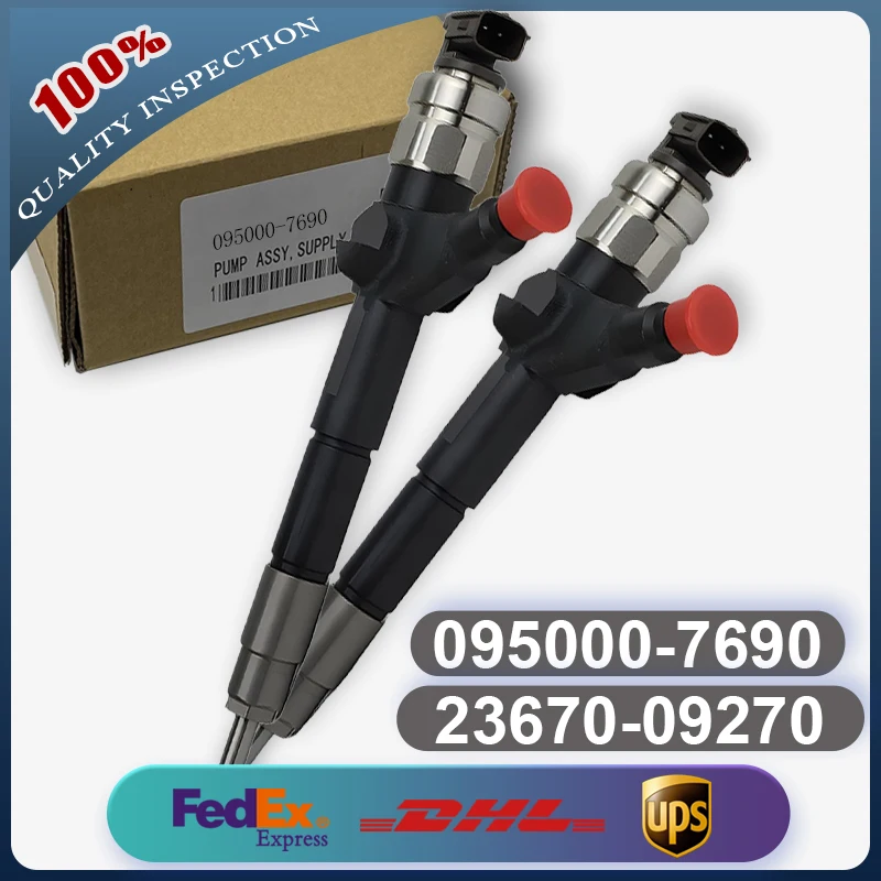 

23670-09270 23670-0R050 095000-7690 Common Rail Injector for Toyota Engine 1AD-FTV 2AD-FTV Avensis Corolla RAV 4