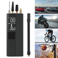 Portable Inflator Digital Car Air Compressor 4000mAh Tire Air Pump Tire Pressure Test 150PSI With LED Flashlight