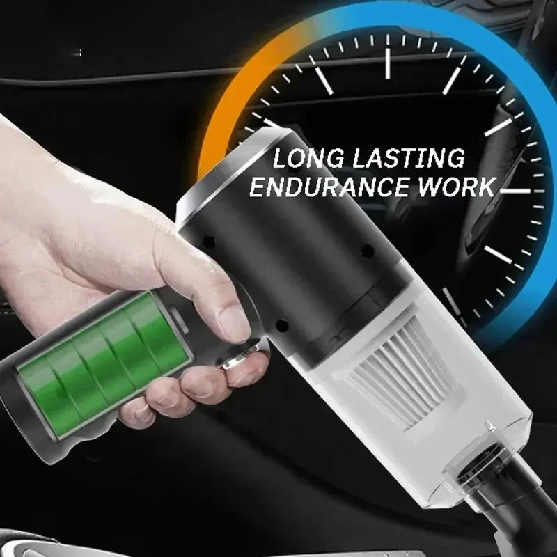 3in1 Car Vacuum Cleaner Mini Cordless Handheld Cleaning Machine Powerful Wireless Portable Vacuum Cleaner for Car