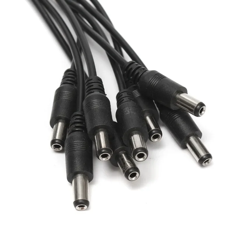 Adattatore per caricabatterie cc 12V 5A CCTV EU US Plug alimentatore + cavo Splitter di alimentazione a 8 vie per Monitor CCTV telecamera di sicurezza CCD