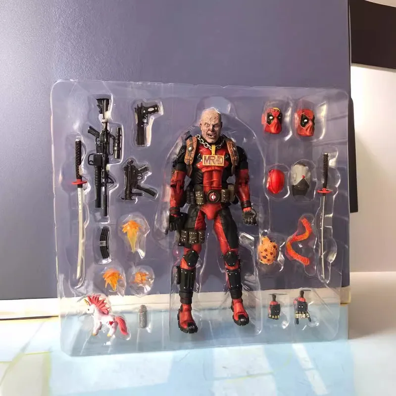 ML Legends Deadpool Action Figure Avengers X-Men DP Figuras ของเล่นอะนิเมะ GK รูปปั้น PVC มังงะตุ๊กตาของขวัญเด็ก