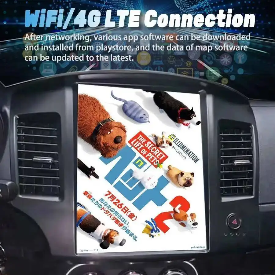 Yes 12.1inch Carplay Android Auto Screen Car Radio For Mitsubishi Lancer 10 CY 2007-2017 Rockford GPS Navi Multimedia Head Unit