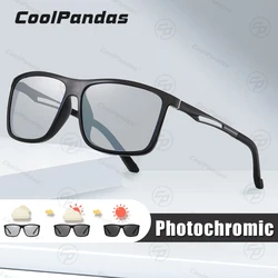 2026 Square Classic Retro Women Sunglasses Photochromic Polarized Tinted Sun Glasses Men Eyewear Anti-glare UV400