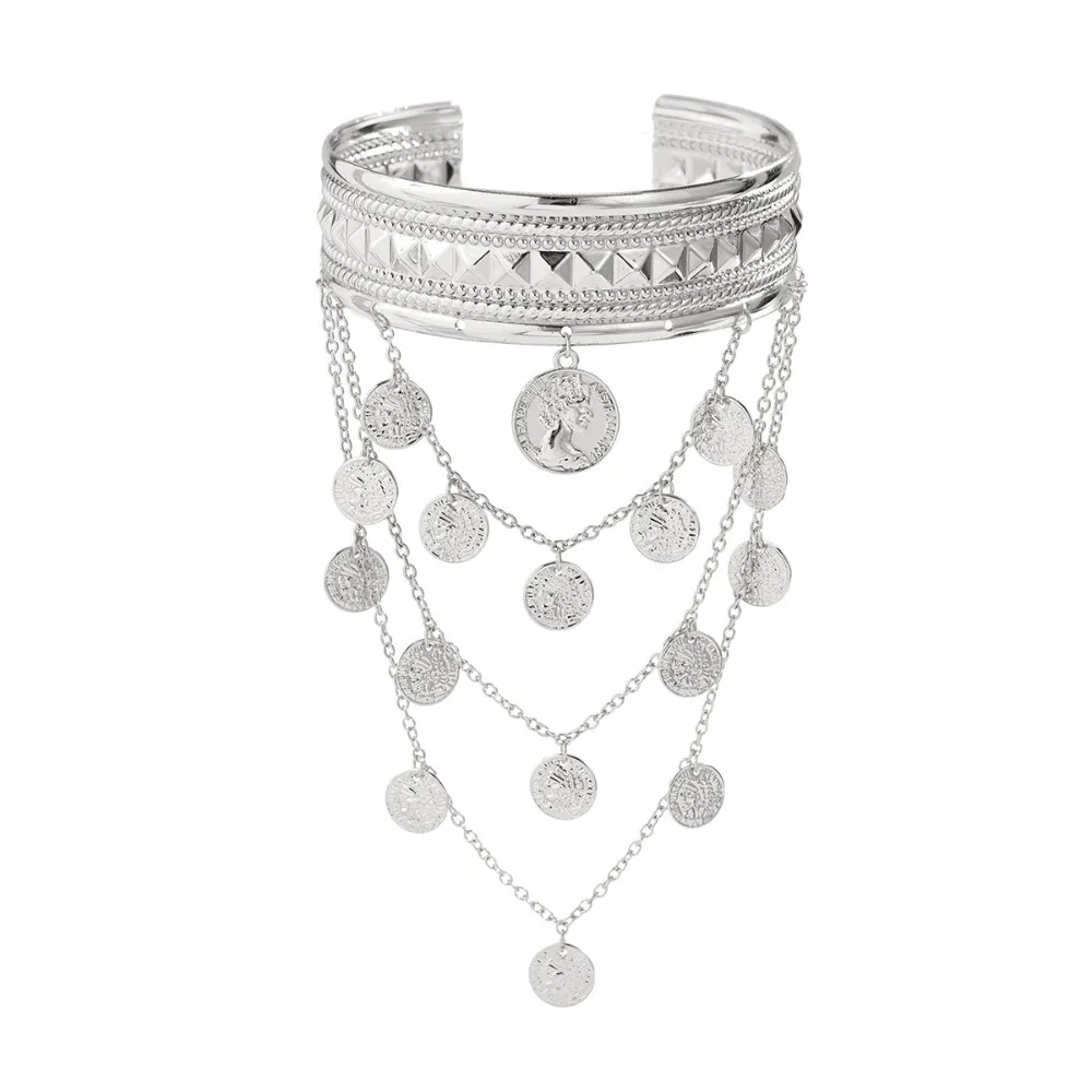 

Creative Metal Tassel Arm Chain Adjustable Retro Arm Bracelet Fashion Armband Women