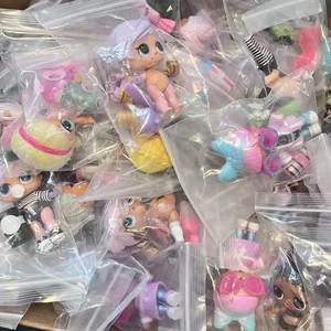 1 Puppe + 1 Kleidung + 1 Schuhe + 1 Babyflasche + 1 Accessoires Puppe lol Original 8cm Great Sisters Girls DIY Geschenke 8 Hauptverkäufe Original lol Puppenkit - №7