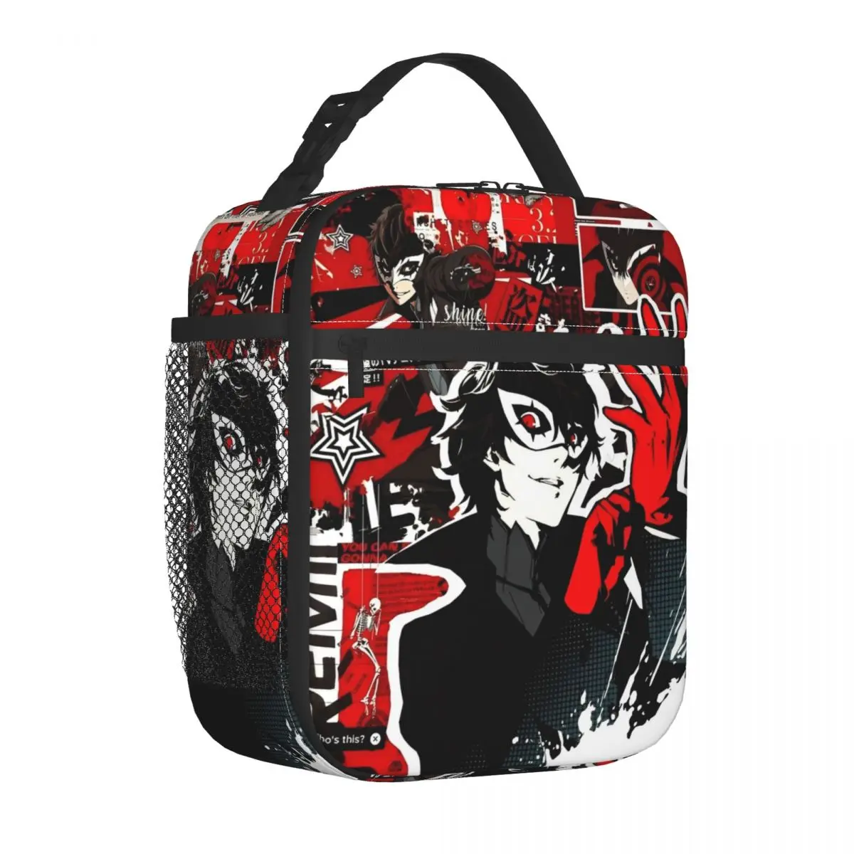 P5 Anime Personas Insulated Lunch Bags Cooler Bag  Meal Container High Capacity Tote Lunch Box Men Women College Outdoor