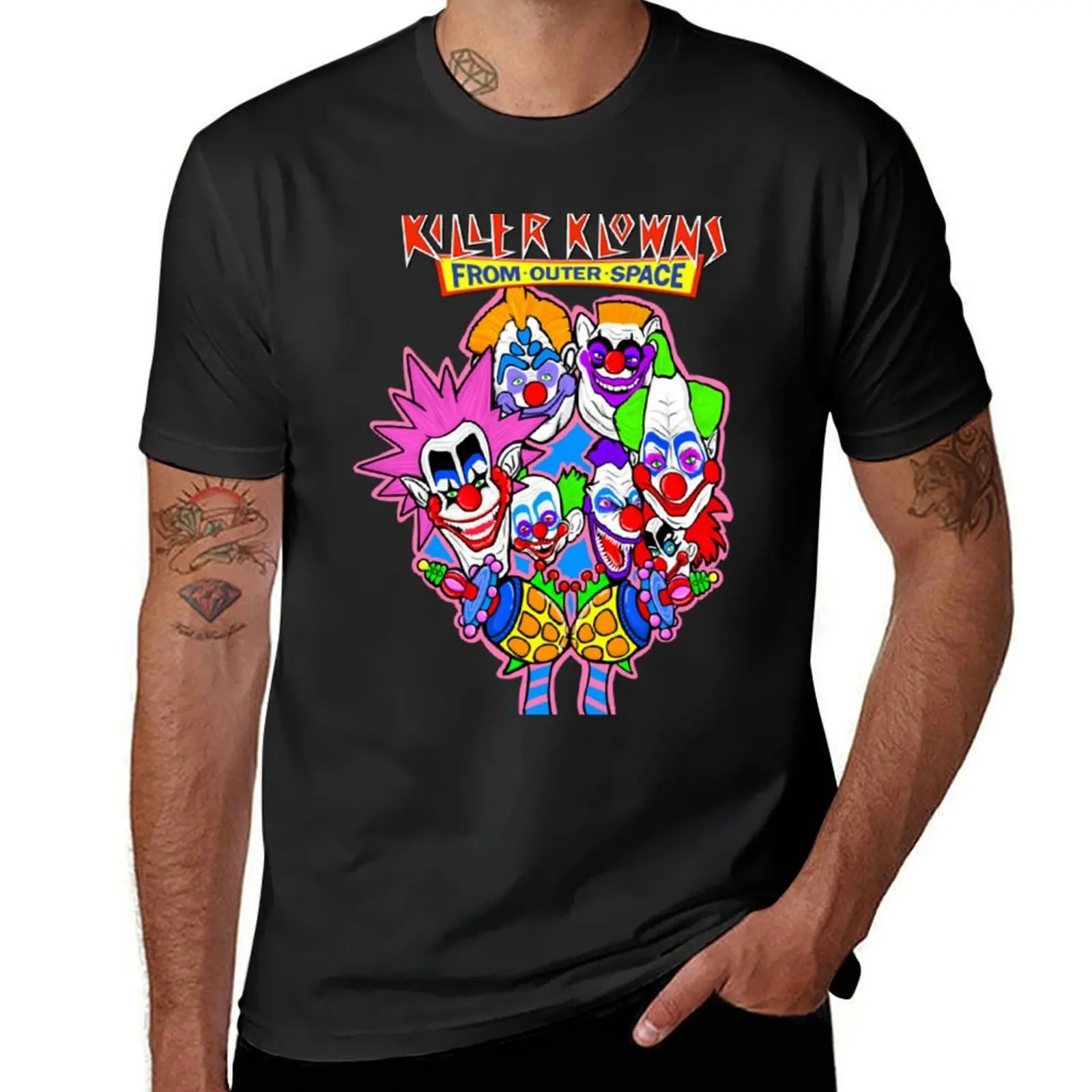 

Killer Klowns from outer space T-Shirt luxury designer funny gifts vintage plus size men clothing