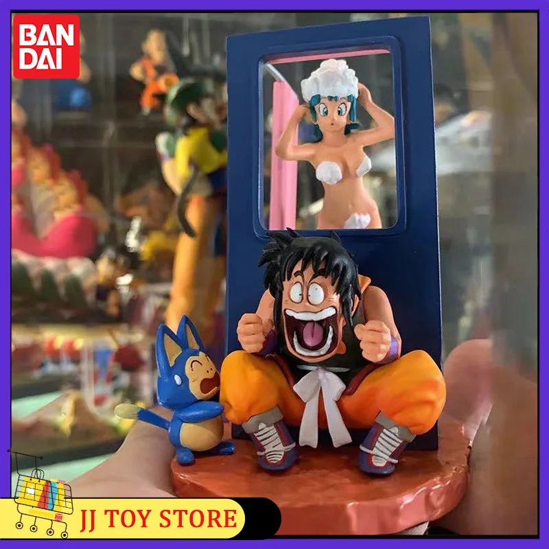 Anime Dragon Ball Z Puar Yamcha Action Figure Bulma Cartoon Character Pvc Statue Doll Collectible Ornament Model Children Toy