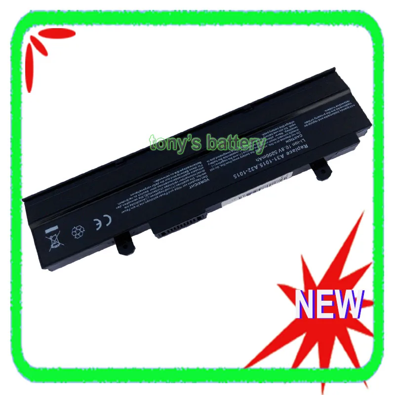 6 Cell Battery For ASUS Eee PC 1015 1016 1016P 1015PE 1015PED 1015PEM 1015PN 1015PW 1215 VX6 A32-1015 AL31-1015