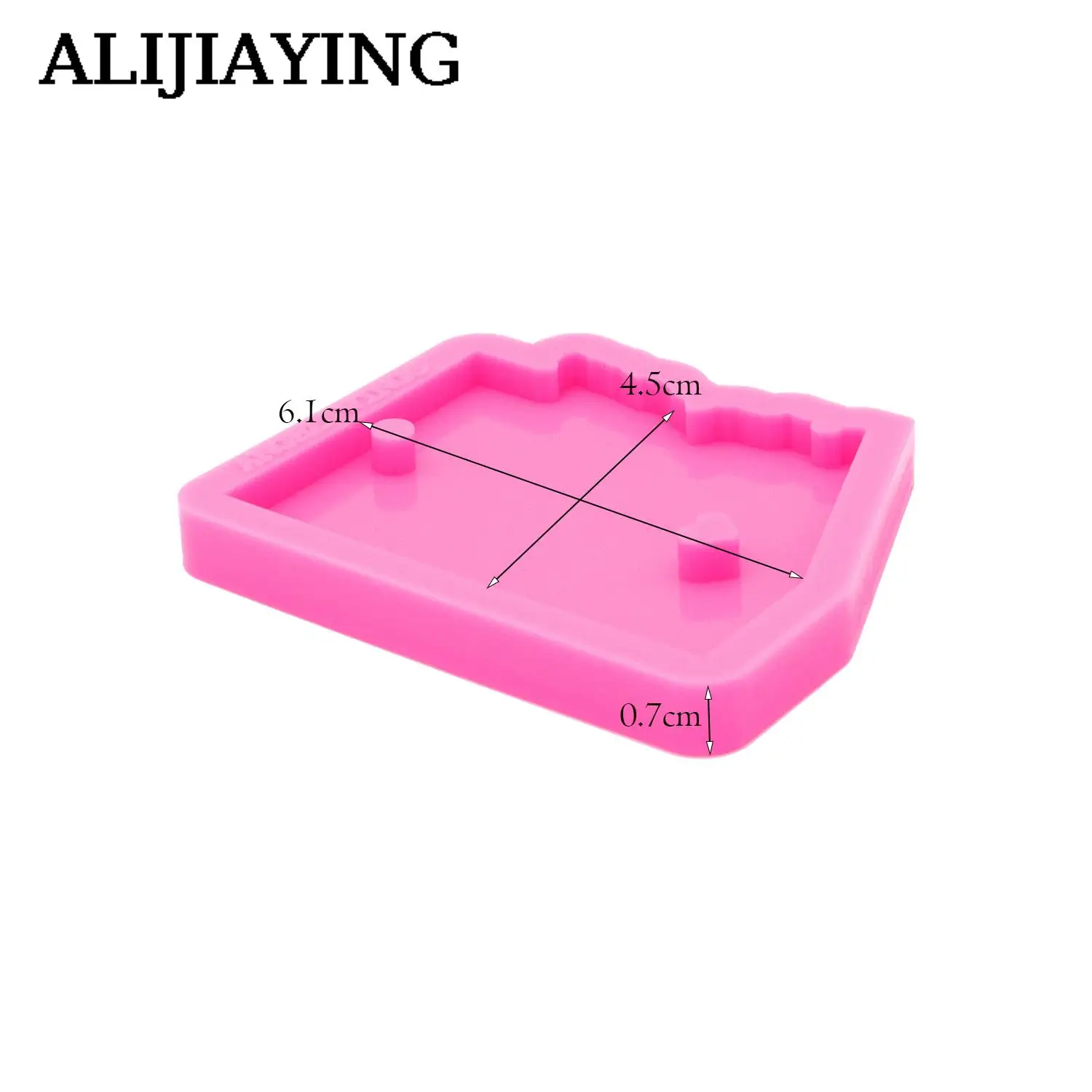 DY0228 Glossy American state shape Arizona map Keychain Mould Silicone Resin Mold for Epoxy Jewelry DIY Crafts Necklace