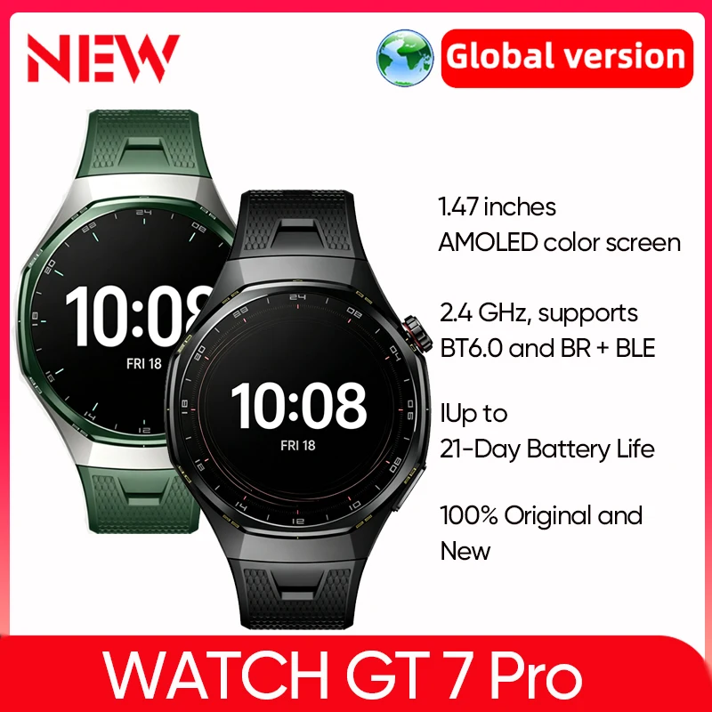 HUAWEI Watch GT 7 Pro Smartwatch 1.47 inches AMOLED color screen Up to 21-Day Battery Life Global Version Watch