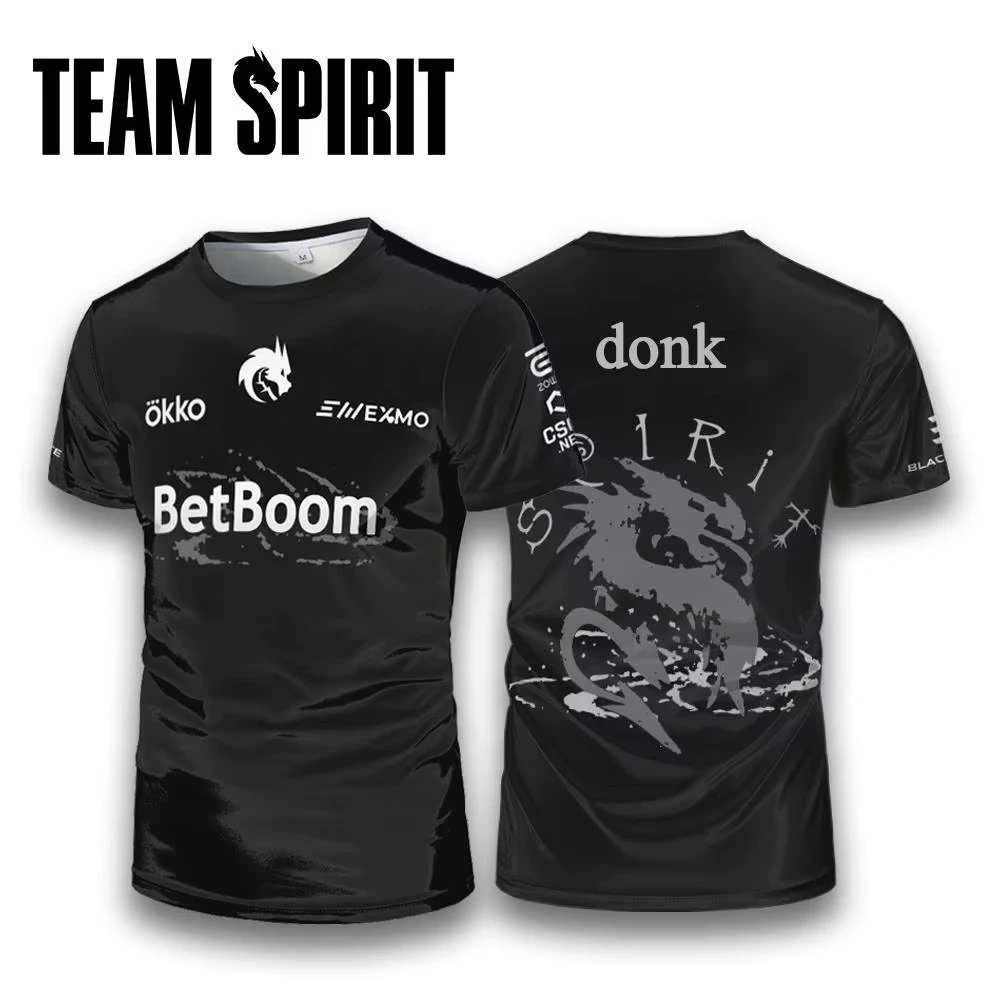 2026 Future Is Black Furia Team Uniform Men's Clothing  Sports T-shirt Men Esport Fallen Kscerato Name Print Game Jersey