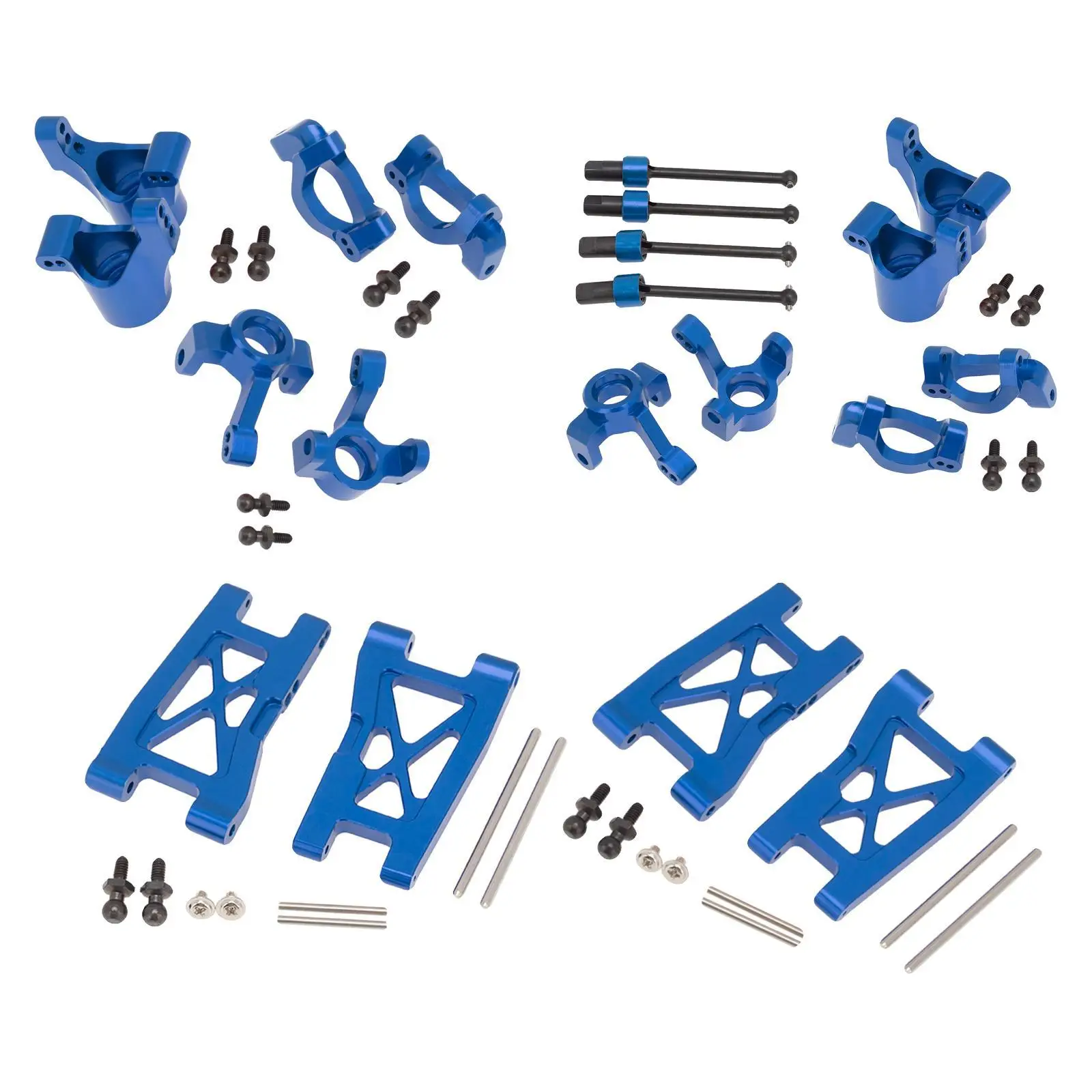 

Metal Upgrade Part Aluminum OP Fitting Parts for Teton 1/18 Scale Monster Truck Accessory, Blue