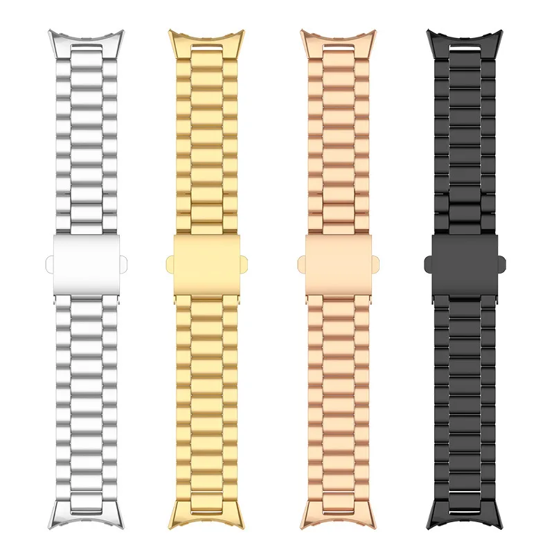 No Gaps Stainless Steel Strap for Google Pixel Watch band accessories Classic Buckle Metal Bracelet Replacement  for Pixel Watch