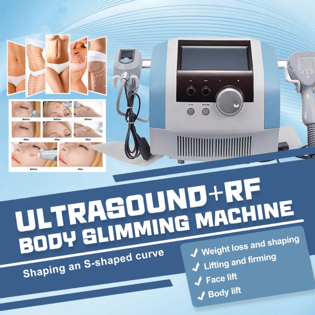 

2 in 1 RF ULTRA 360 Body Contouring Cellulite Reduction Face EMS Skin Rejuvenation Tightening Beauty Machine