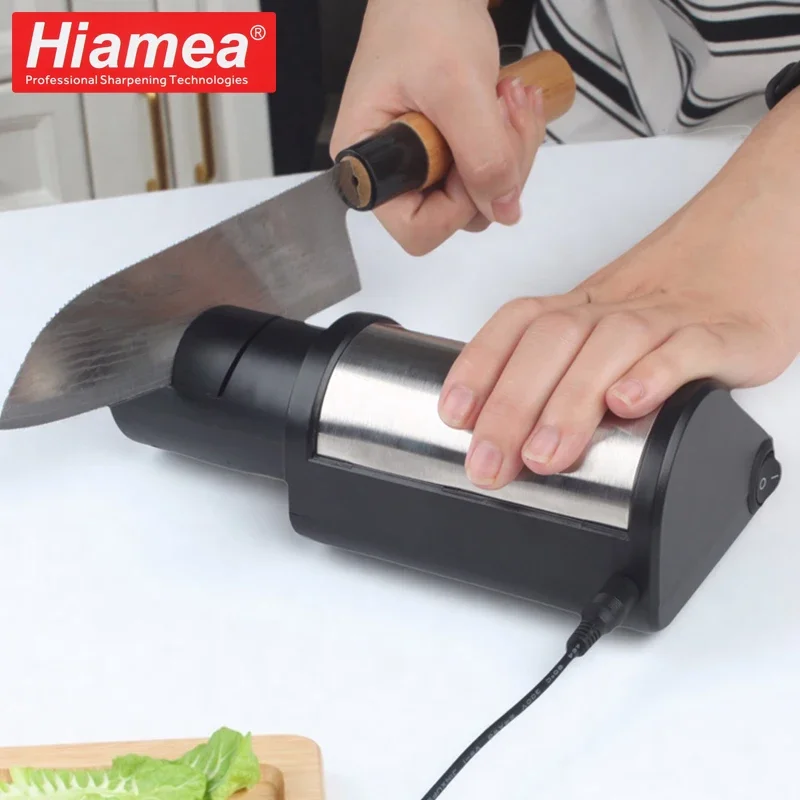 

Electric Knife Sharpener Removable Diamond Grinding Quick Grinding Woodwork Tool Professional Kitchen Sharpening System