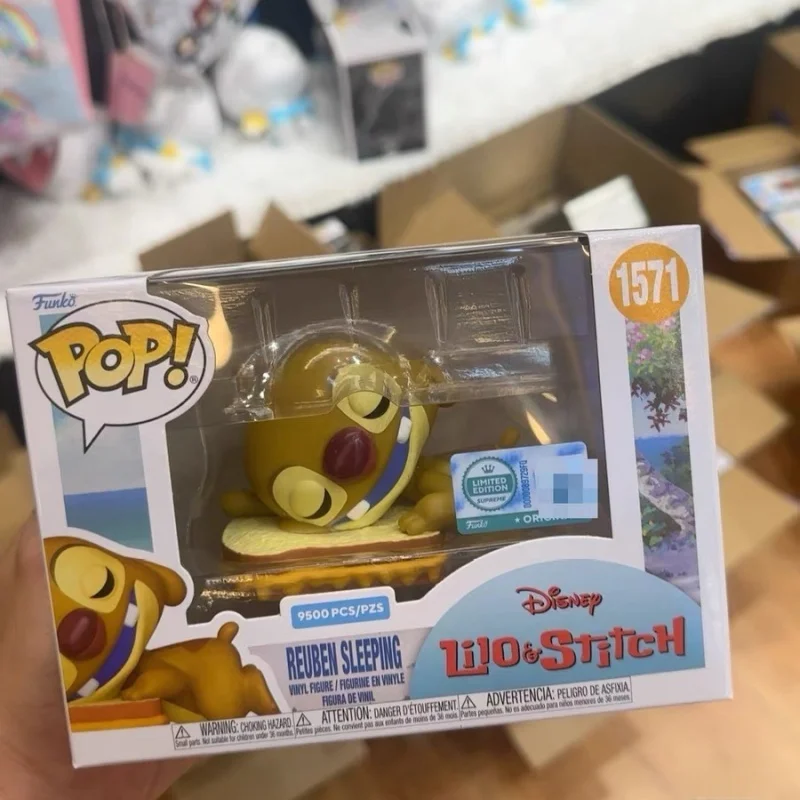 

Lilo & Stitch Reuben Vinyl Figure Decor Ornament Sculpture Doll Funko Pop Limited Edition Collection Souvenirs Kid Gift Toys