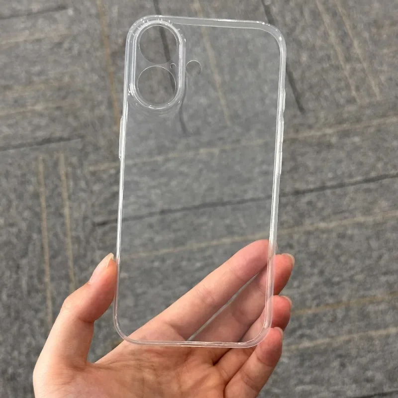 Тонкий прозрачный чехол для iPhone 16 Pro Max, тонкий прозрачный чехол из полипропилена для iPhone 16 Pro Max Plus Cover