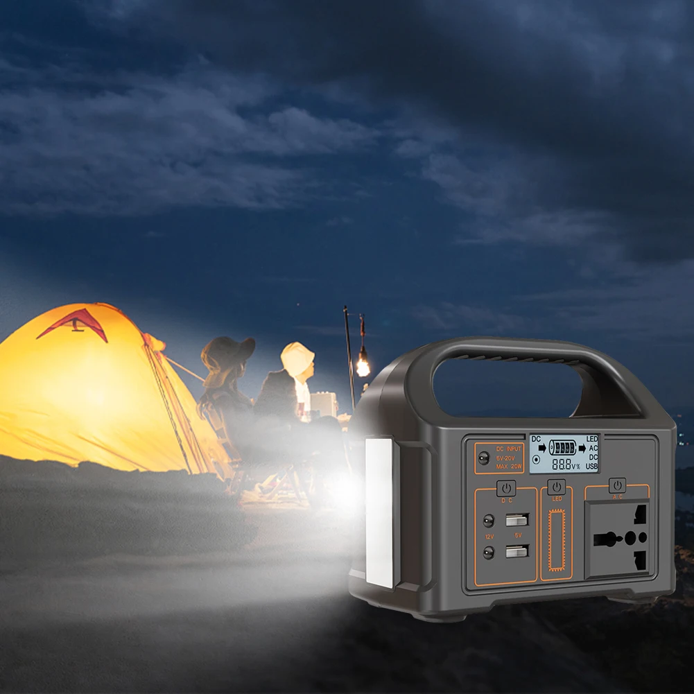 New Emergency Energy Storage Battery Outdoor Camping Mobile Power Supply 24000mAh Large Capacity Portable Charging Station