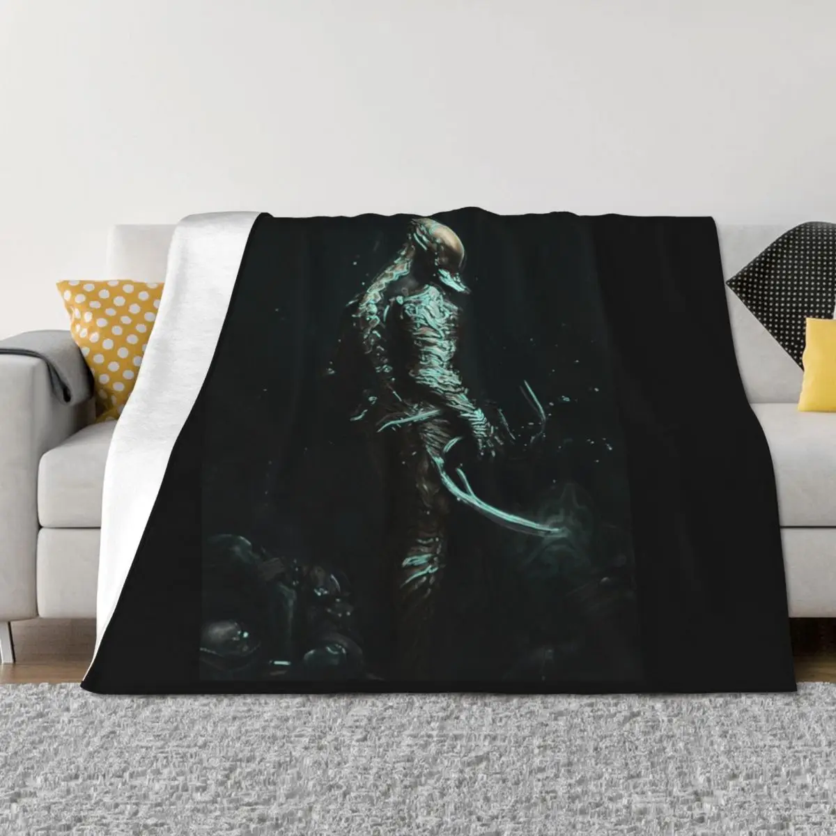 

Warframe - Ash - Blademaster Throw Blanket Plaid on the sofa Vintage warm for winter Sofa Quilt Blankets