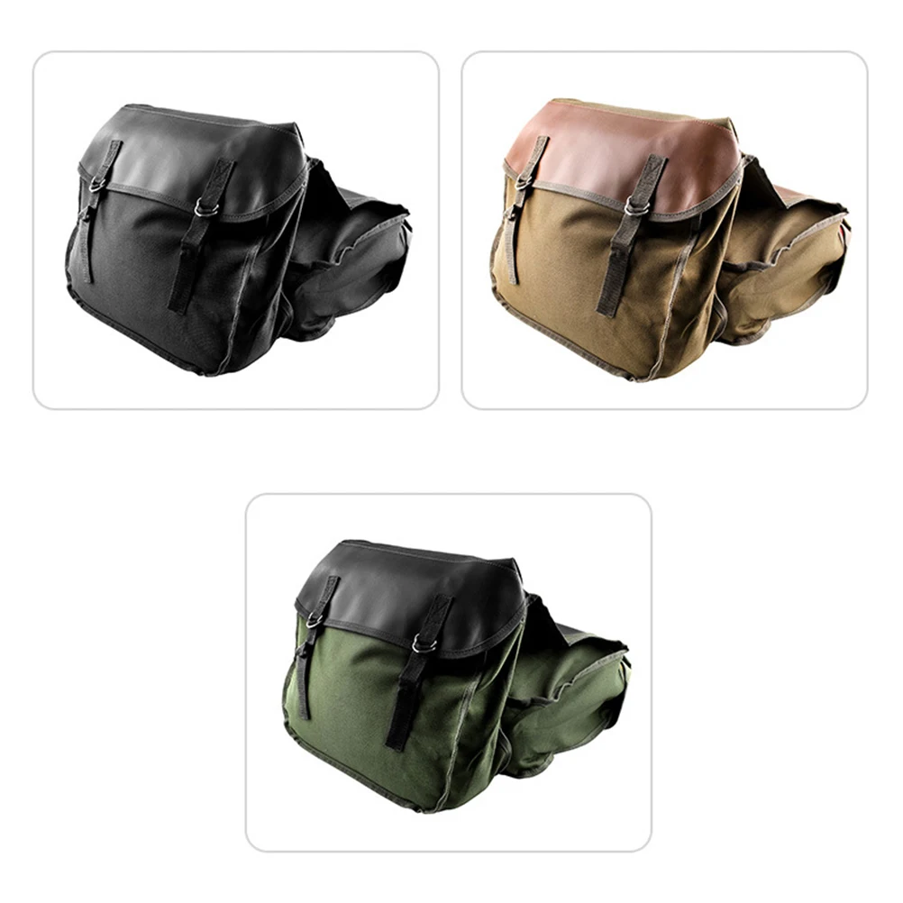 

Cycling Bag Saddle Bike Bags Riding Accessories Rear Black Large Capacity Durable Foldable Mountain Road Bicycle Pack