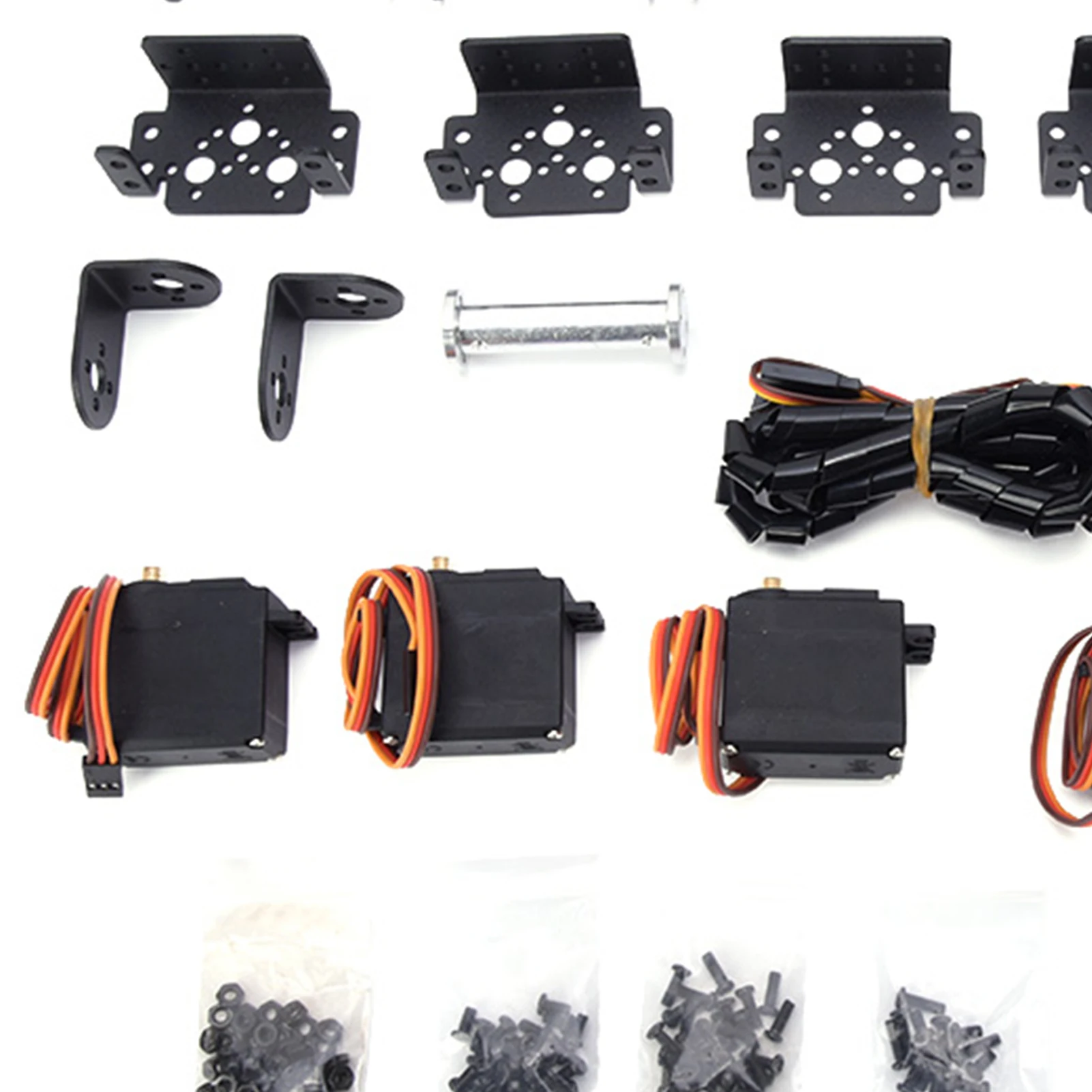 6DOF Robot Mechanical Arm Clamp Claw Kit Manipulator Industrial Robot Parts 6 Servo Motor For College Teaching IDY Production