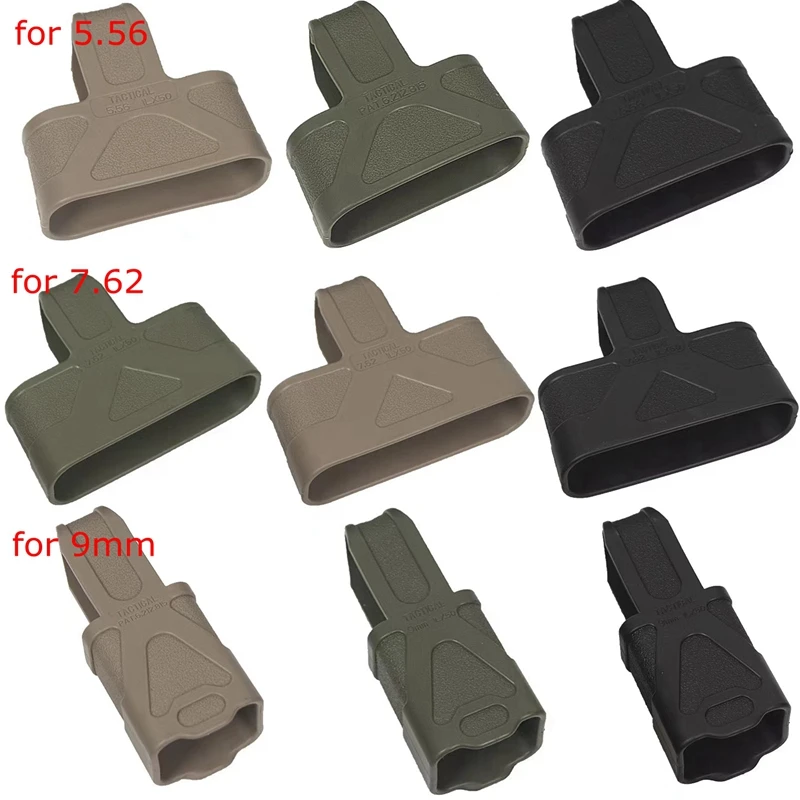 M4 5.56 7.62 9mm Rubber Glove Sleeve Cover for Glock Handgun Mag Pouch Holder Protect Case Hunting Tactical Pistol Gun Holster