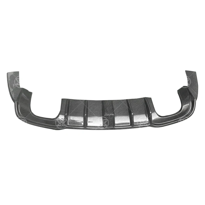 

For Audi A3 S3 2017-2020 Carbon Fiber Car Bumper Rear Lip Diffuser Spoiler Cover Splitter Apron Guard Body Kit Car Accessories