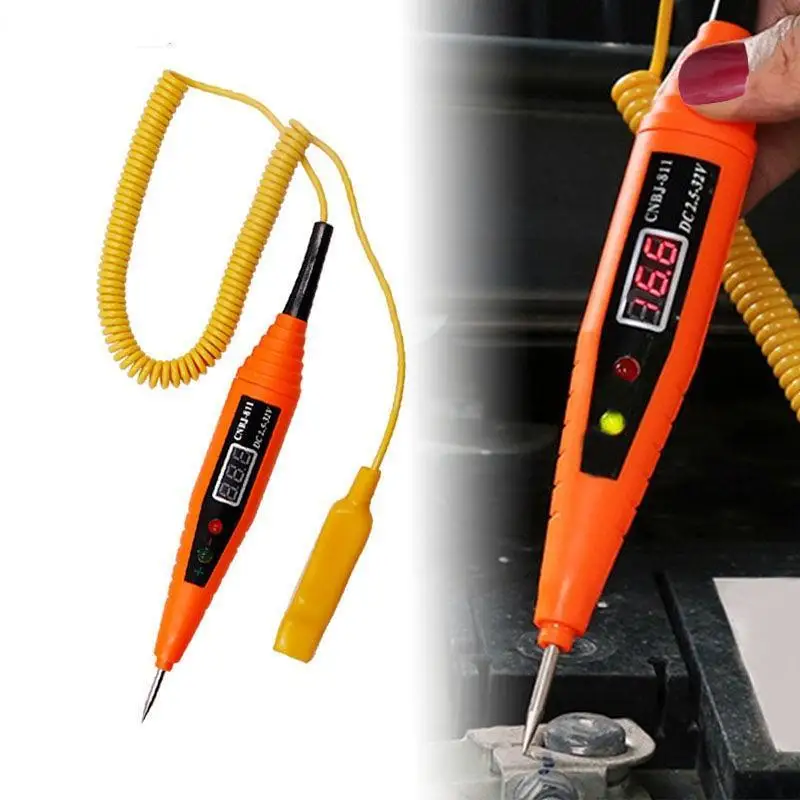 

1 Set 2.5V To 32V Auto Electrician Power Probe Car Voltage Tester AC Indicator Detector Tool