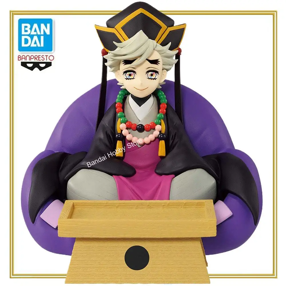 In Stock Bandai Original Genuine Banpresto Demon Slayer: Kimetsu No Yaiba Douma FigLife 14cm Collections Model Toy Figures Gift