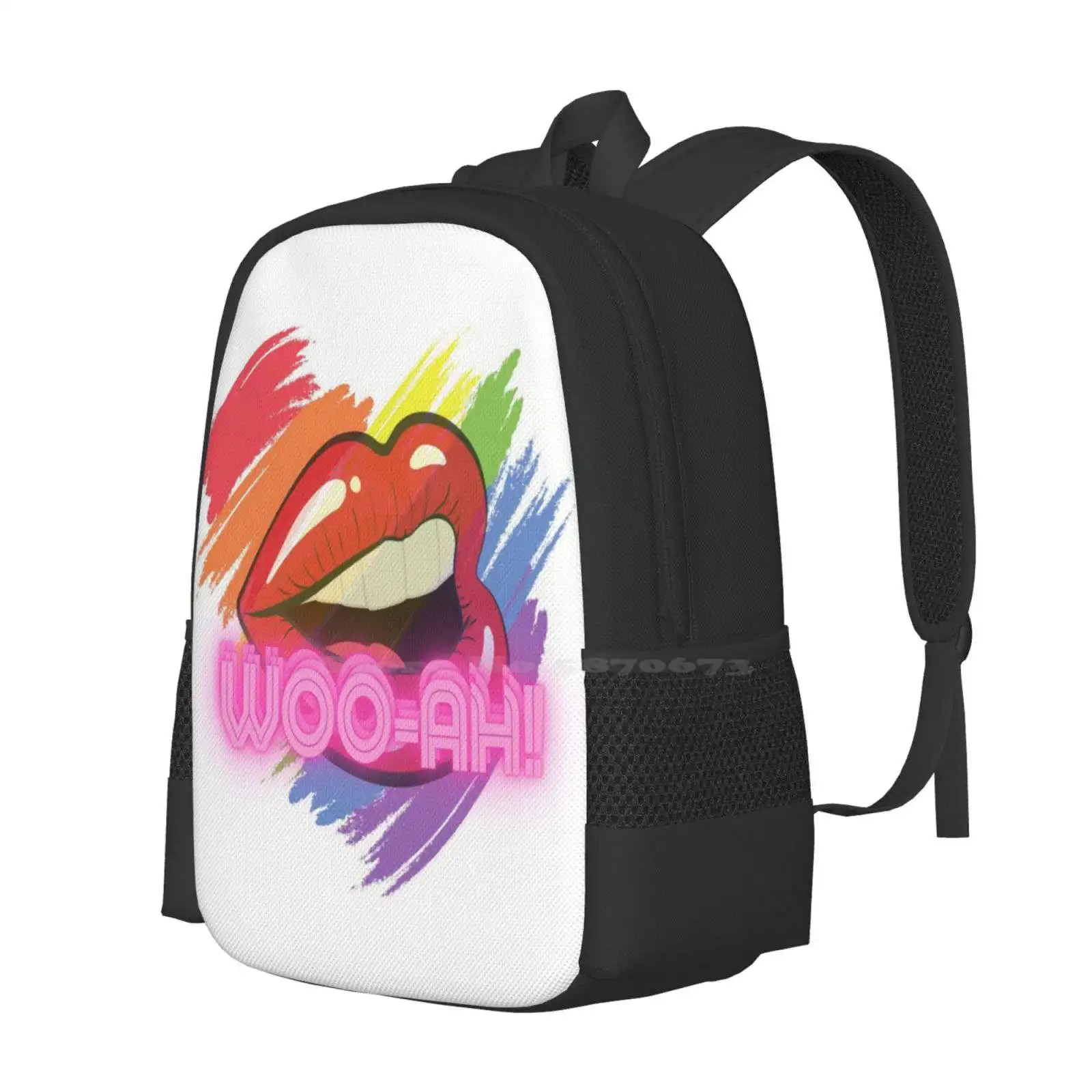 Woo-Ah! Hot Sale Schoolbag Backpack Fashion Bags Kim Petras Woo Ah Wooah