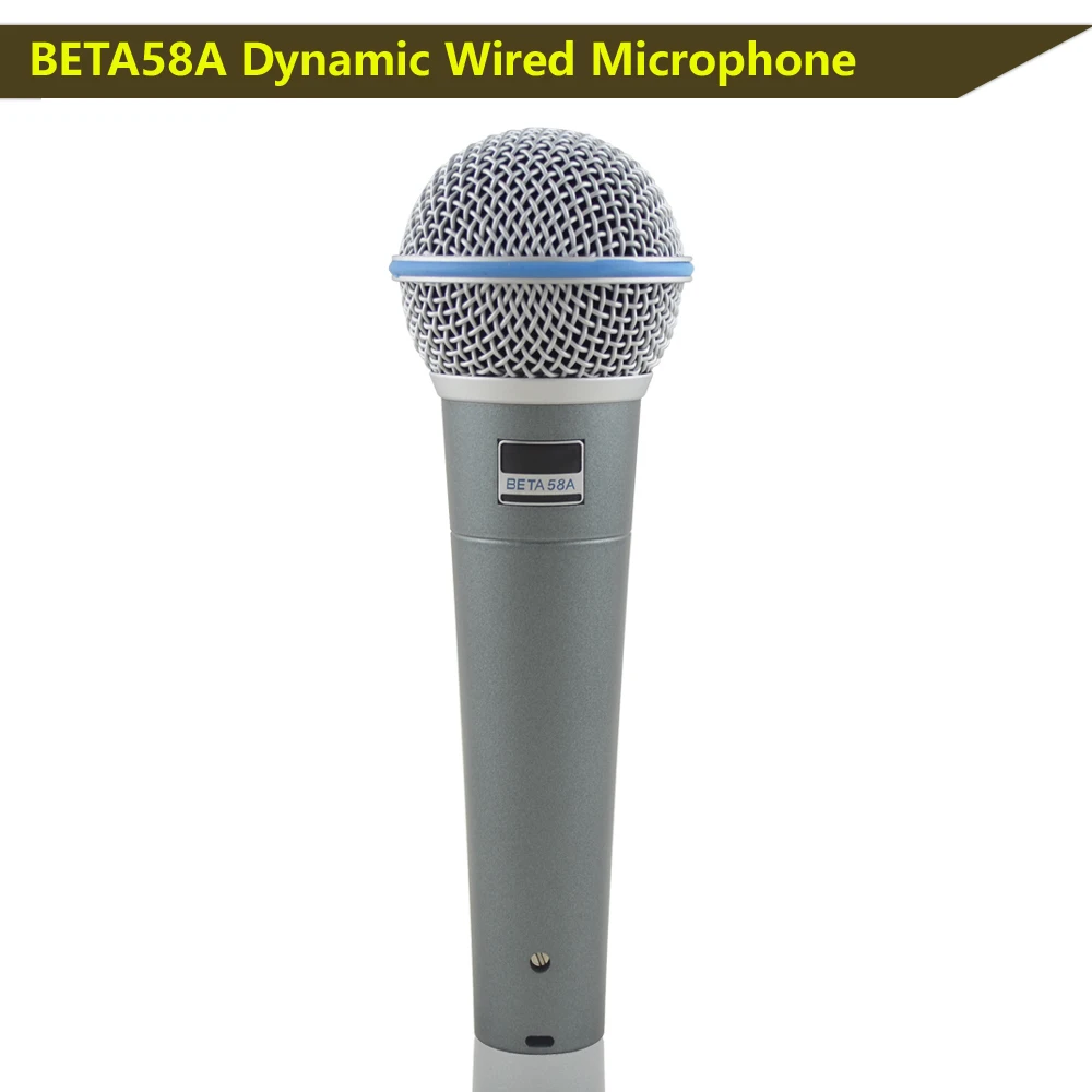 BETA 58a Microphone wired dynamic cardioid professional vocal microphone for singer