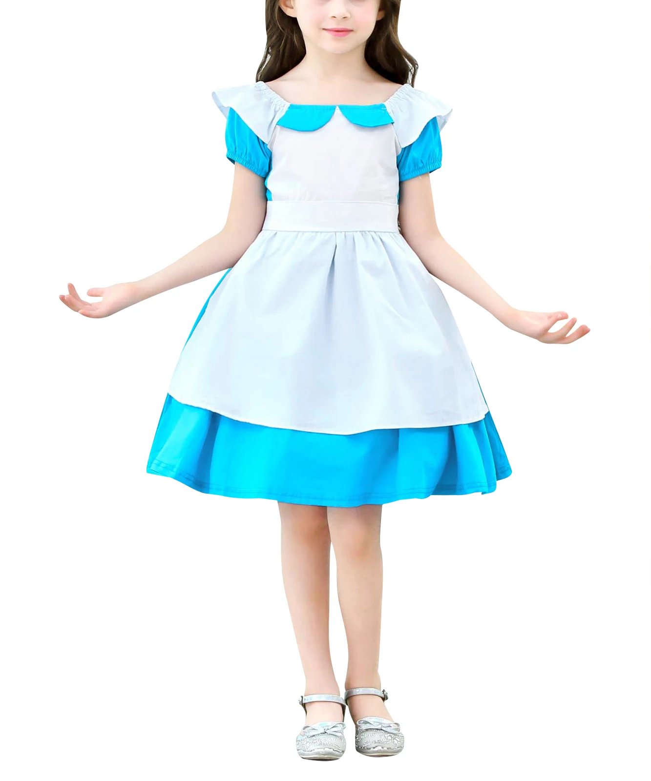 Jurebecia Alice In Wonderland Costume For Girls Birthday Princess Dress Up Clothes Easter Dresses Halloween Party Cosplay Outfit