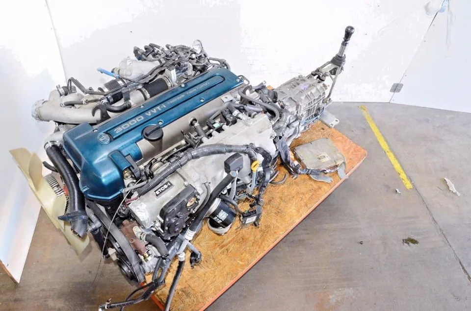 中古 2JZ GTE VVTI ターボ - 900 馬力エンジン トヨタ スープラ MK4