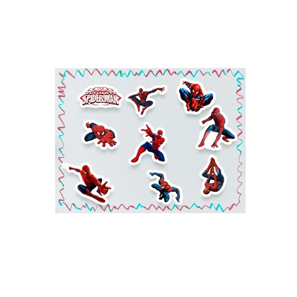 10/30/50pcs Cartoon Cool Disney SpiderMan Stickers DIY Skateboard Fridge Motorcycle Luggage PVC Waterproof Sticker Kids Toy Gift