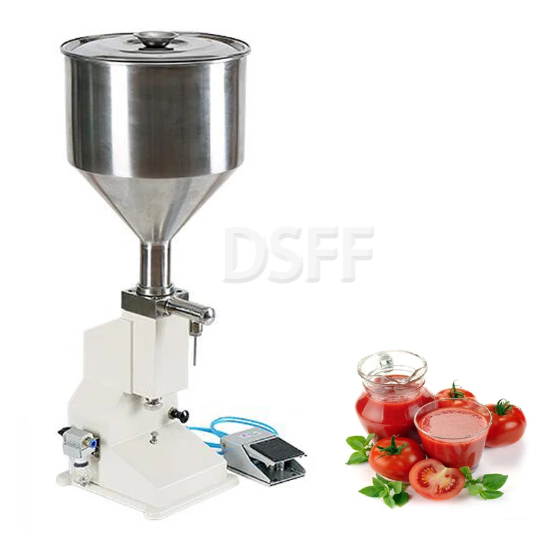 

Pneumatic Filling Machine, Liquid Paste, Olive Oil, Tomato Sauce, Peanut Butter Measuring Machine