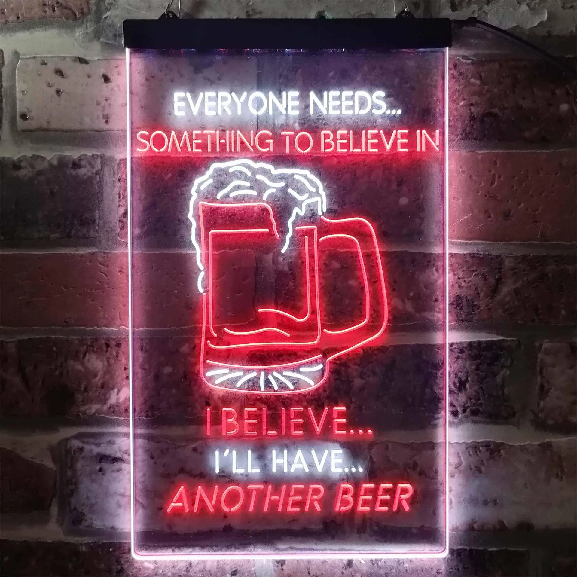 I Believe I'll Have Another Beer Dual Color Led Neon Sign st6-i3770