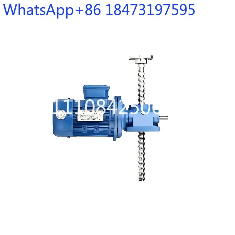 SWL screw lift worm gear vertical flange copper nut electric hand shaking small gear reducer