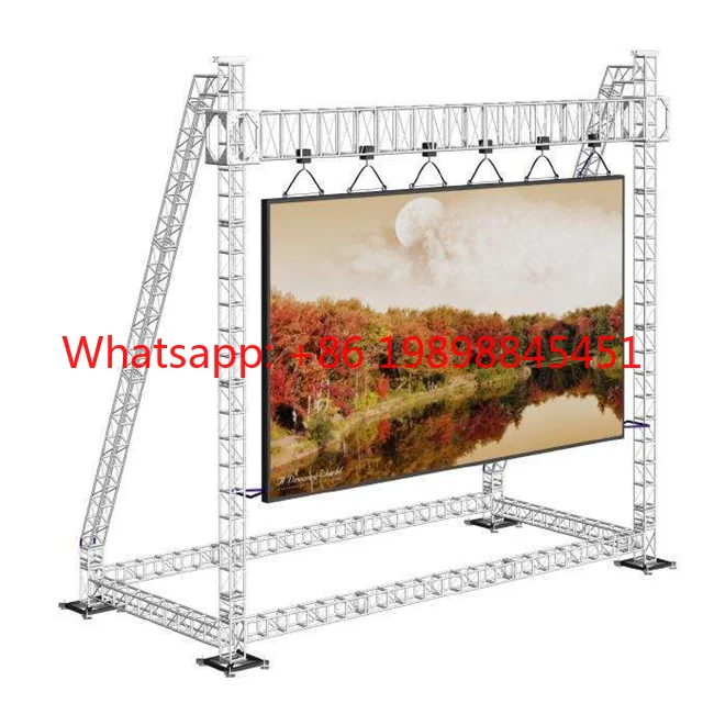 Custom Aluminum Alloy Truss For Stage Rental & LED Screen Installation