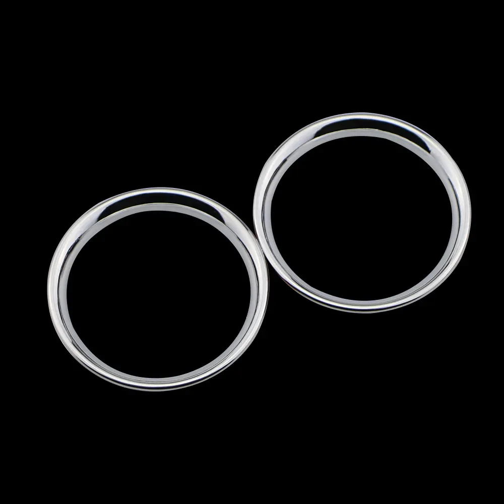 2Pcs Car Air A/C Vent Ring Cover Trim Frame Sticker for Nissan Micra March K13 2011 2012 2013 2014 2015 2016 2017 Accessories