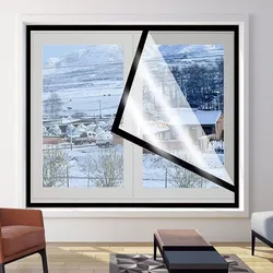 방충망 New Style Winter Window Windproof and Eva Warm Film Sealing , Winter Windproof Curtains, Cold Insulation and Antifreeze