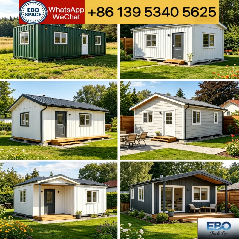 20FT Expandable Prefab Container House 2 Bedroom Modular Mobile Villa With Bathroom Kitchen For Resort Temporary Living
