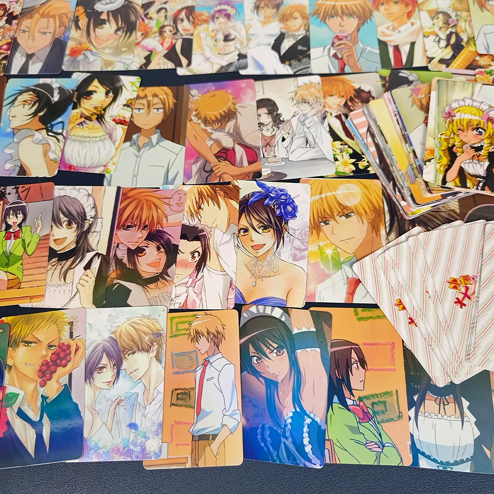96Pc/set Maid-Sama! Manga Laser Lomo Card Album Comic Characters Photo card Fans Collection Cards