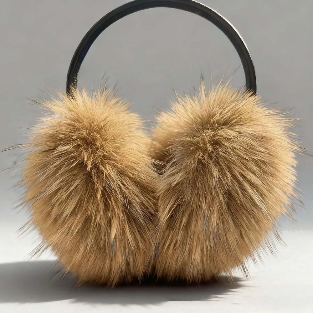 موضة Y2K فو فرو منك غطاء للأذنين مكافحة البرد يندبروف أفخم غطاء للأذن تدفئة الأذن لينة الشتاء رشاقته إيرفلاب زوجين #4