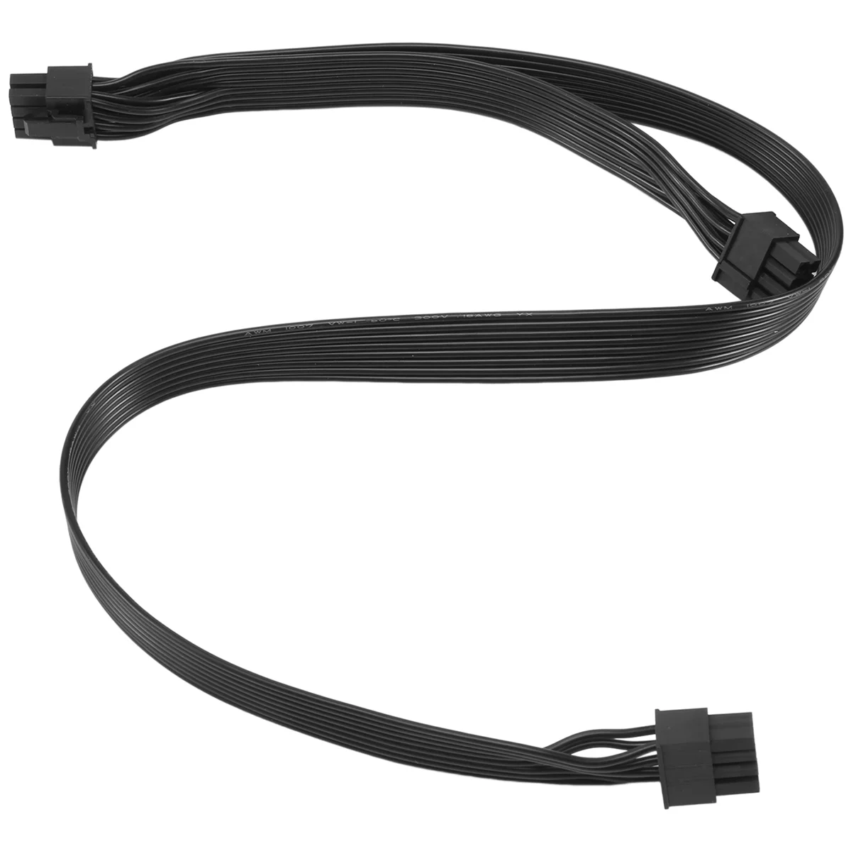 ATX CPU 8-Pin Male to Dual PCIe 8-Pin (6+2) Male Power Supply Cable for Corsair Modular Power Supply