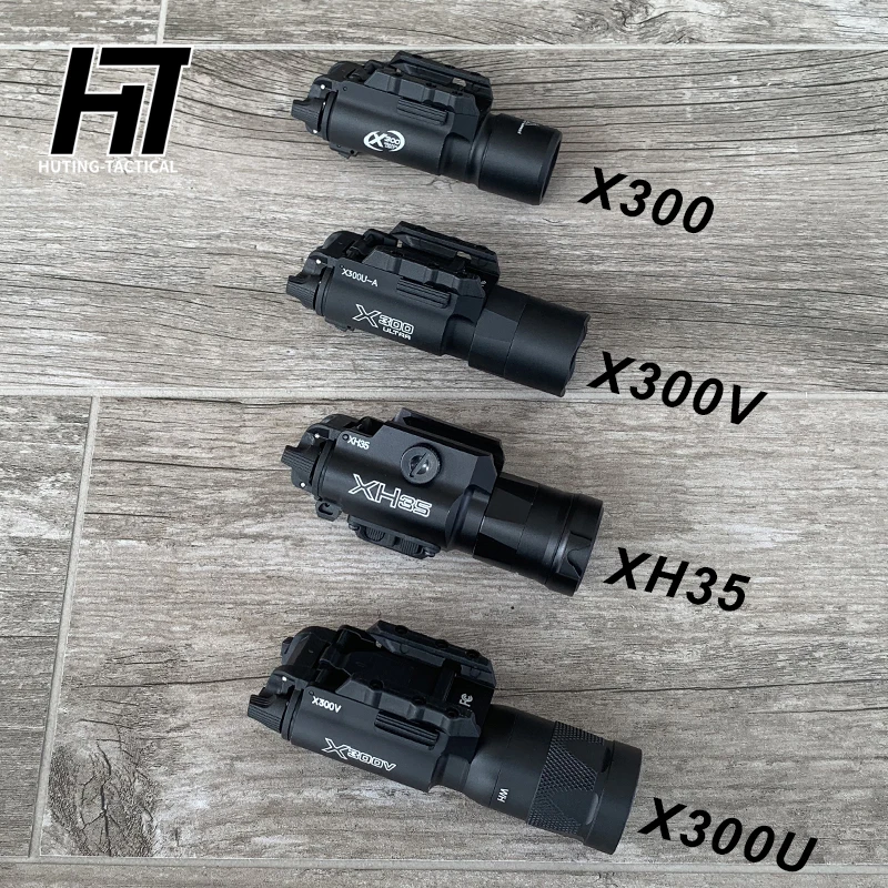 Tactical Surefir X300U X300 Ultra XH35 X300V Metal Pistol Scout Strobe LED Light Airsoft Weapon Gun Flashlight Lanterna Torch